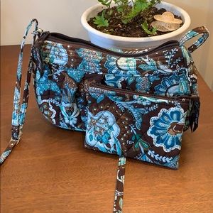 Vera Bradley Crossbody Purse with Change Purse